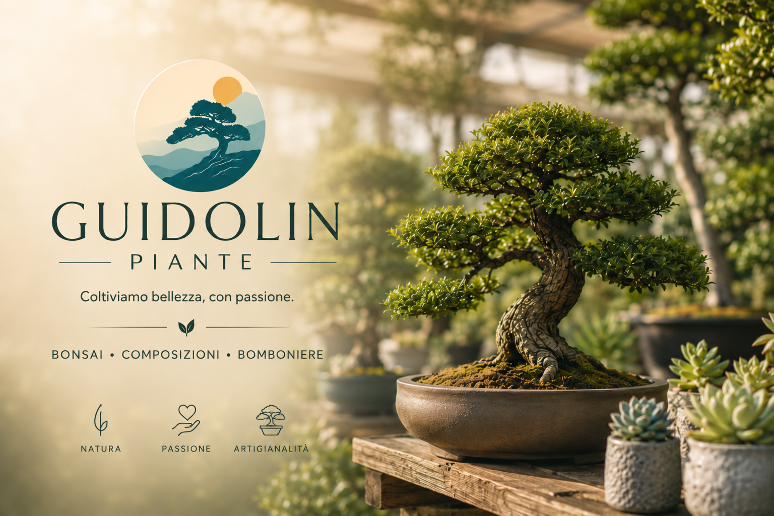 Home Guidolin Piante: Bonsai, Composizioni, Bomboniere
